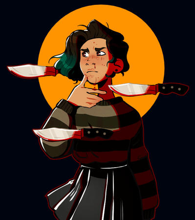 Untitled character belongs to @ccomilk on artfight